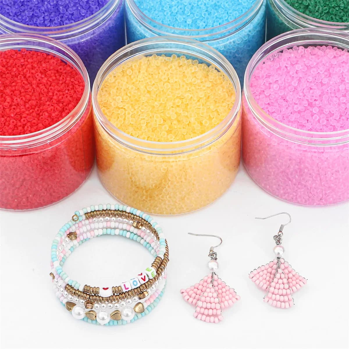 LuxeHaze Frosting Matte Seedbeads Uniform Round thumbnail 6